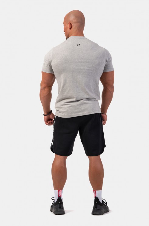 Футболка NEBBIA Red "N" T-shirt 292 Light grey в Челябинске  в Челябинске 