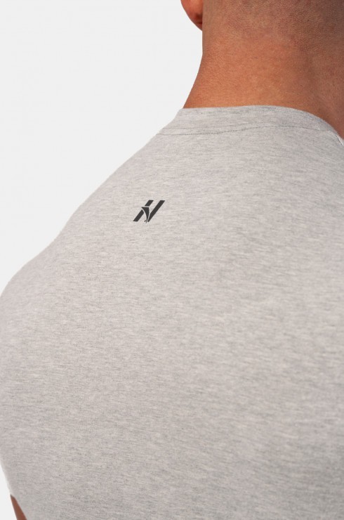 Футболка NEBBIA Red "N" T-shirt 292 Light grey в Челябинске  в Челябинске 