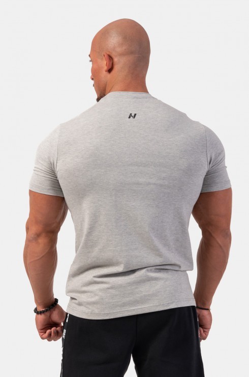Футболка NEBBIA Red "N" T-shirt 292 Light grey в Челябинске  в Челябинске 