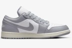 Кроссовки Nike Air Jordan 1 Low Vintage Stealth Grey Men's 553558-053