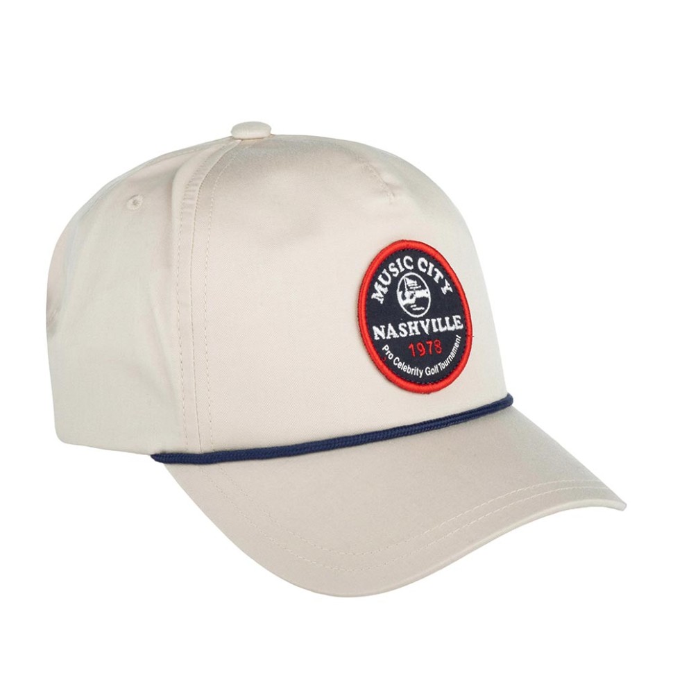 Бейсболка AMERICAN NEEDLE 19H001A-MUSICC Music City Lightweight Rope (светло-серый) 06-340-01-00 в Челябинске в Челябинске