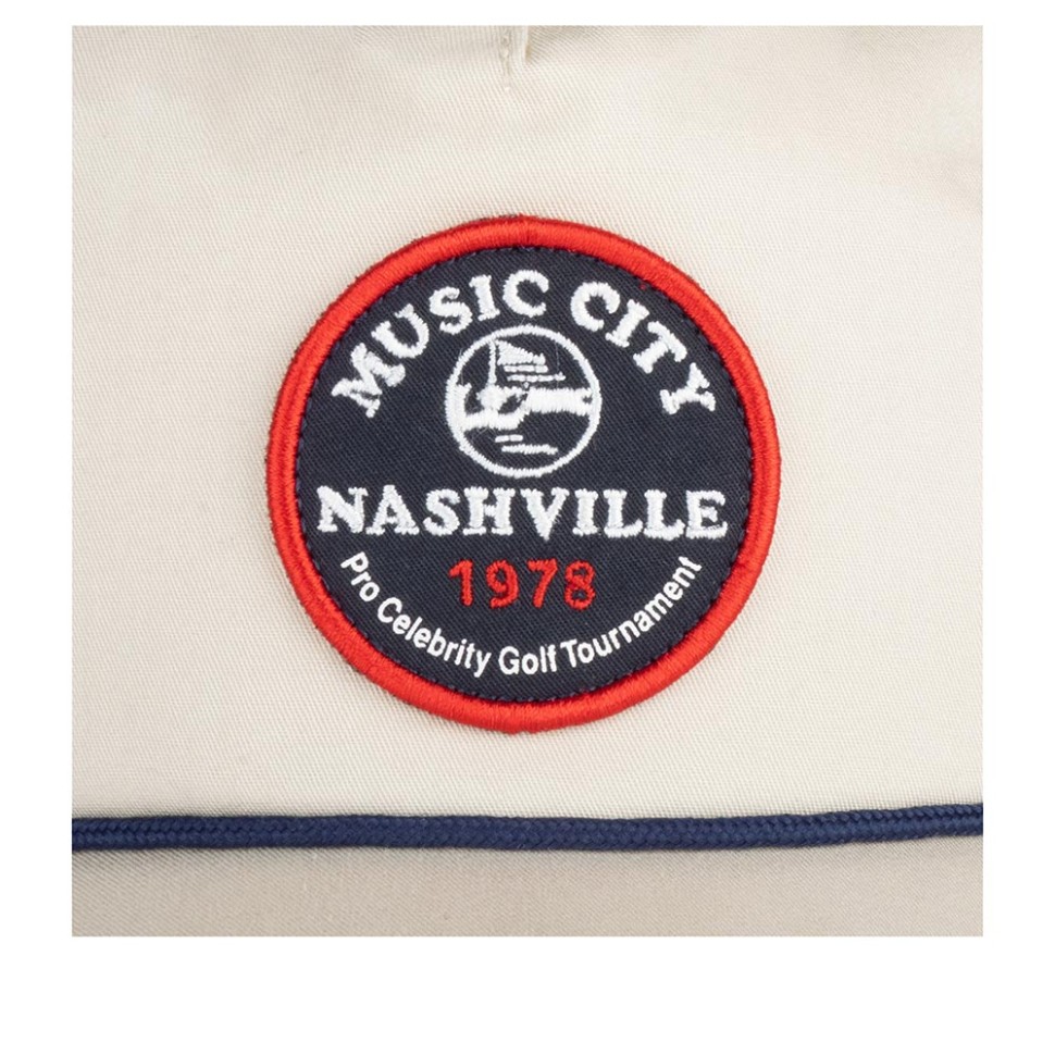 Бейсболка AMERICAN NEEDLE 19H001A-MUSICC Music City Lightweight Rope (светло-серый) 06-340-01-00 в Челябинске в Челябинске
