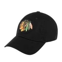 Бейсболка AMERICAN NEEDLE 40742A-CBH Chicago Blackhawks Blue Line NHL (черный) 06-196-09-00 в Челябинске  в Челябинске 