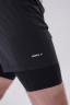 Шорты Nebbia Double-Layer Shorts with Smart Pockets 318 black в Челябинске 