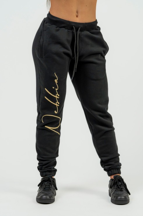 Брюки NEBBIA 846 High-Waist Joggers INTENSE Signature Gold в Челябинске  в Челябинске 