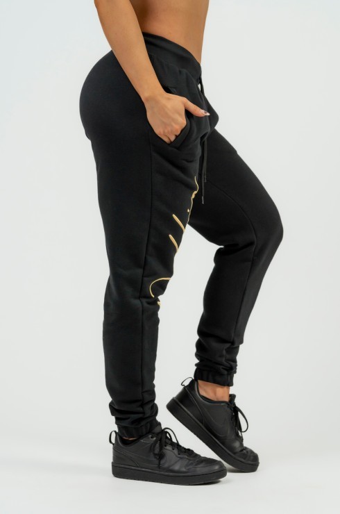 Брюки NEBBIA 846 High-Waist Joggers INTENSE Signature Gold в Челябинске  в Челябинске 