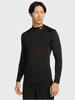 Лонгслив Nike M NP DF TIGHT LS MOCK FB7908-010 в Челябинске  в Челябинске 