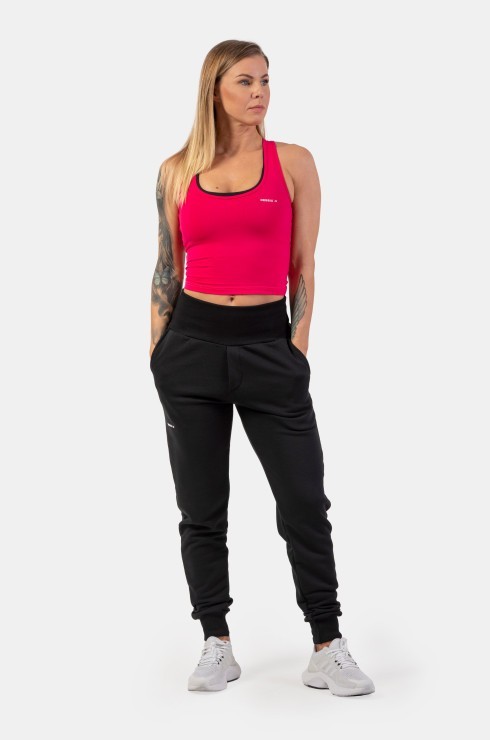 Топ NEBBIA Sporty Slim-Fit Crop Tank Top 422 Pink в Челябинске  в Челябинске 