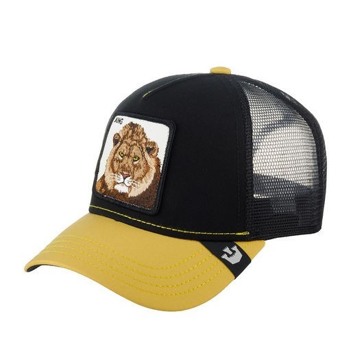 Бейсболка GOORIN BROTHERS ANIMAL FARM THE KING LION 101-0388 (черный - желтый) 91-648-20-00 в Челябинске  в Челябинске 