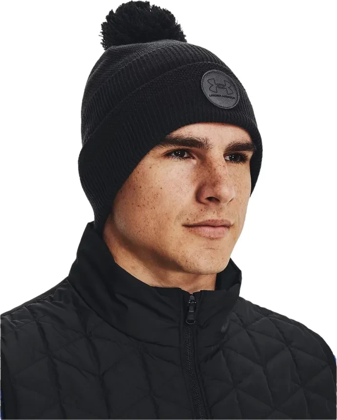Шапка Under Armour UA Driver Pom-GRY 1373107-001 в Челябинске  в Челябинске 