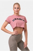 Футболка Nebbia 583 Loose Fit & Sporty Crop Top Old rose в Челябинске  в Челябинске 