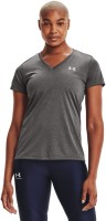 Футболка Under Armour DFO W VELOCITY SOLID VNECK 1299589-090 в Челябинске  в Челябинске 