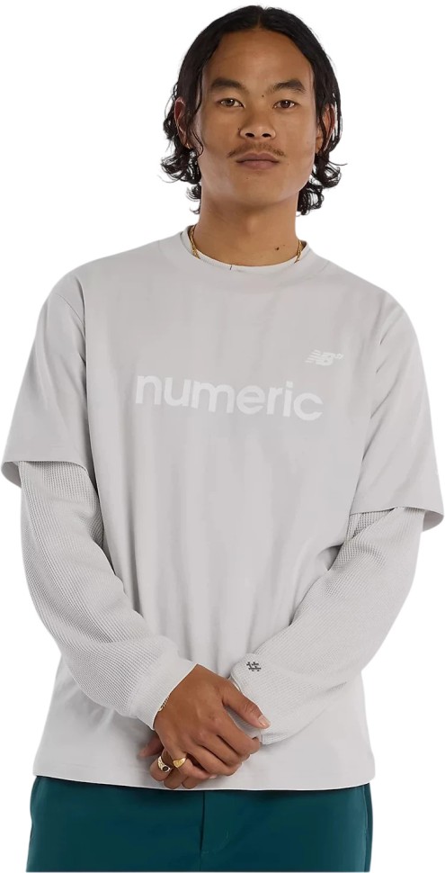Футболка New Balance Numeric Cotton T-Shirt MT51955-GYM в Челябинске  в Челябинске 
