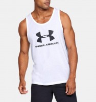Майка Under Armour UA SPORTSTYLE LOGO TANK 1329589-101 в Челябинске  в Челябинске 