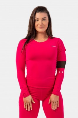 Лонгслив Nebbia Long Sleeve Smart Pocket Sporty Top 418 Pink
