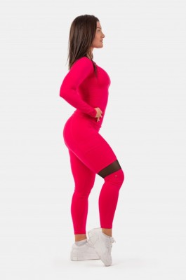 Лонгслив Nebbia Long Sleeve Smart Pocket Sporty Top 418 Pink