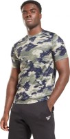 Футболка Reebok TRAIN CAMO TECH TEE HS7758 в Челябинске  в Челябинске 