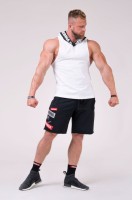 Майка Nebbia c капюшоном Hooded Singlet 173 white в Челябинске  в Челябинске 