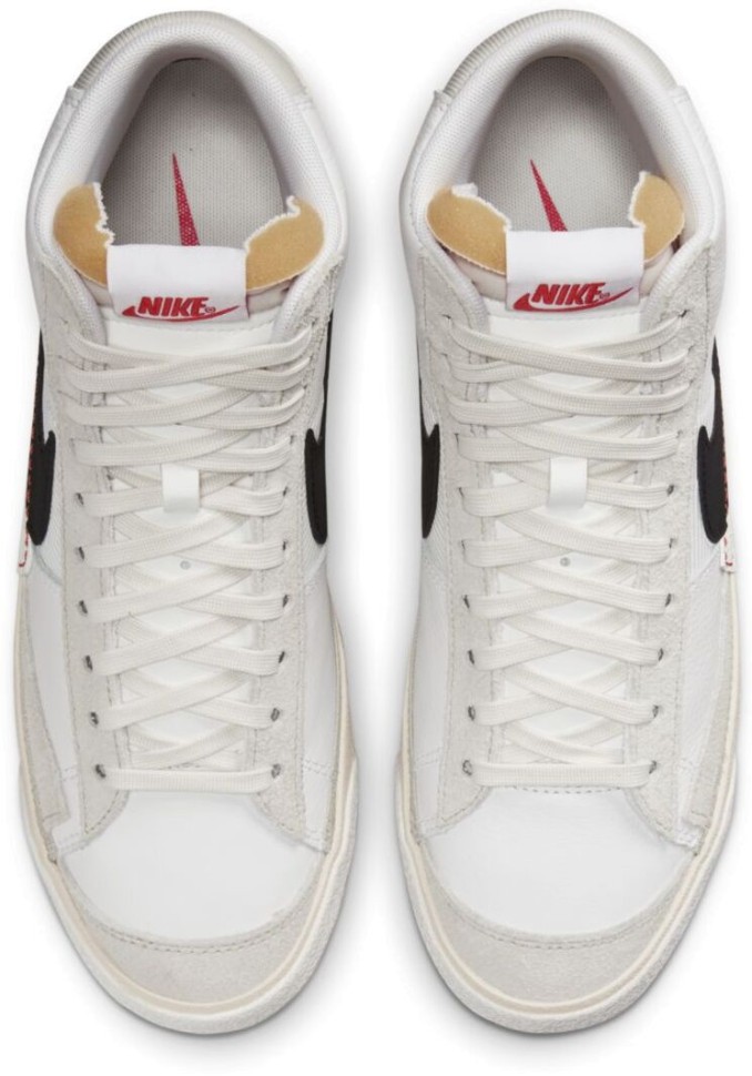 Кроссовки Nike Blazer Mid '77 Pro Club White Light Bone Black DQ7673-100 в Челябинске  в Челябинске 
