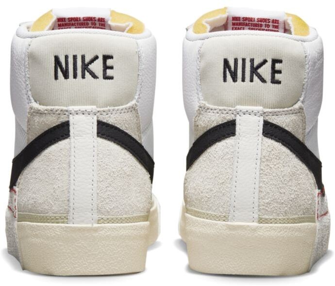 Кроссовки Nike Blazer Mid '77 Pro Club White Light Bone Black DQ7673-100 в Челябинске  в Челябинске 
