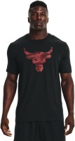 Футболка Under Armour UA Pjt Rock Brahma Bull SS 1371214-001 в Челябинске  в Челябинске 