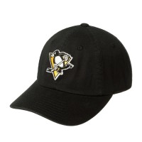 Бейсболка AMERICAN NEEDLE 40742B-PPN Pittsburgh Penguins Blue Line NHL (черный) 06-042-09-00 в Челябинске  в Челябинске 