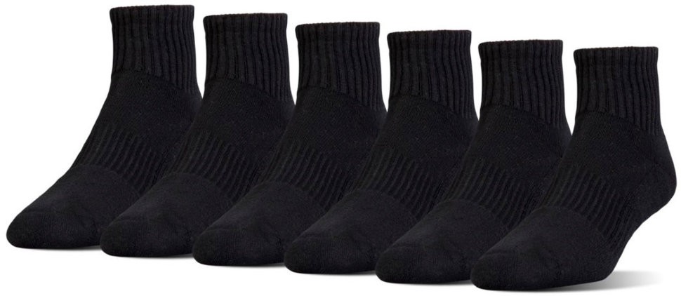 Носки Under Armour CHARGED Cotton 2 QUARTER 1312476-001 в Челябинске  в Челябинске 
