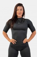 Футболка Nebbia Python SnakeSkin Mid Sleeve T-shirt 416 black в Челябинске  в Челябинске 