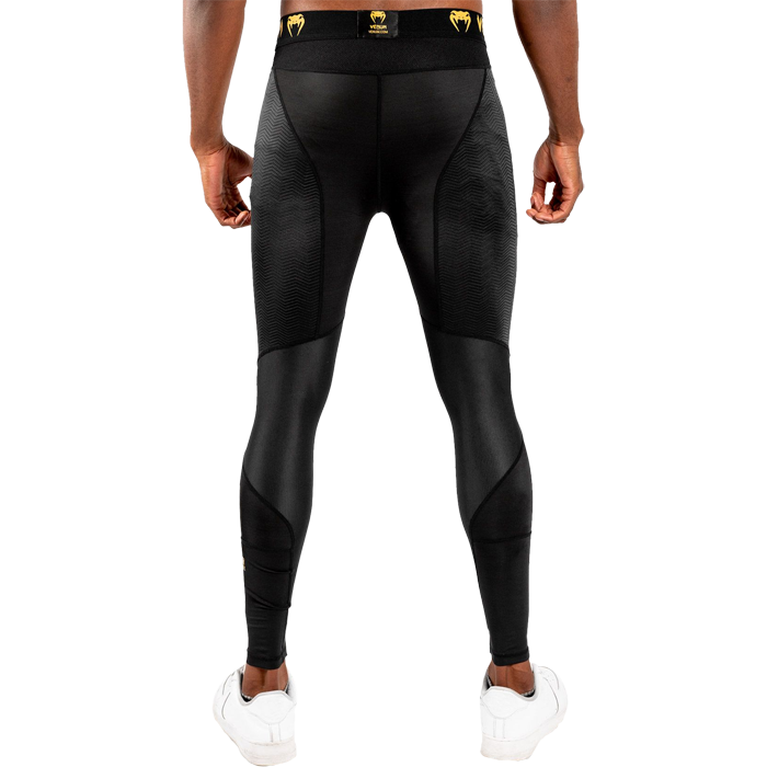 Компрессионные штаны Venum G-Fit Compression Tights - Black/Gold ven03727-126 в Челябинске  в Челябинске 