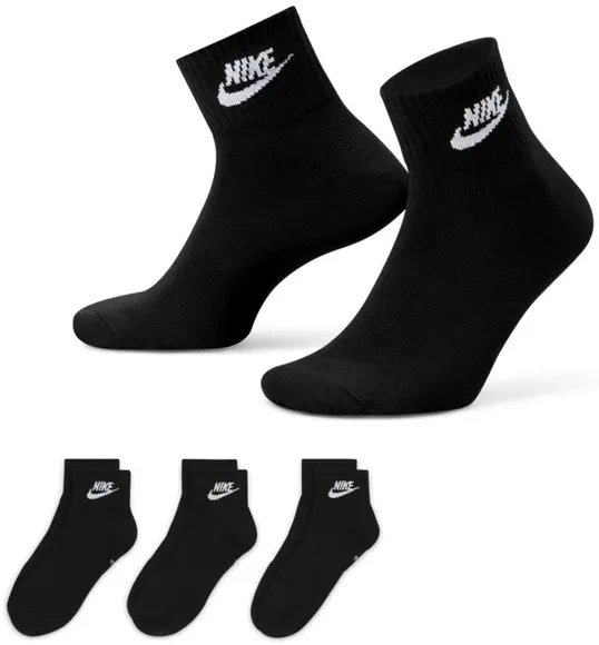 Носки Nike U Nk Nsw Everyday Essential Ankle 3Pr -144, 3 пары DX5074-010 в Челябинске  в Челябинске 