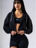 Толстовка Nebbia Relaxed Zip Hoodie POWER 895 black