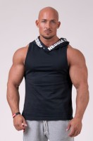 Майка Nebbia c капюшоном Hooded Singlet 173 black в Челябинске  в Челябинске 