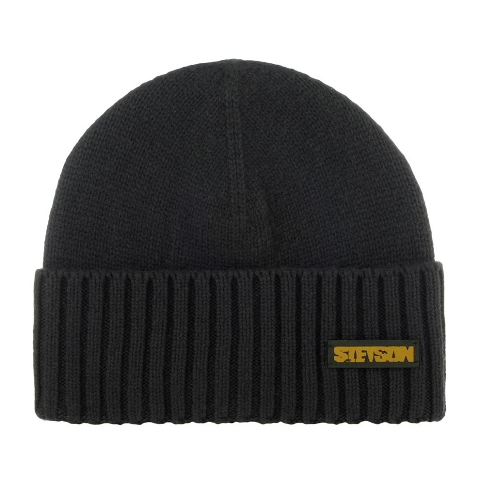 Шапка STETSON 8599215 BEANIE WOOL/CASHMERE (темно-серый) 02-803-05-00 в Челябинске  в Челябинске 