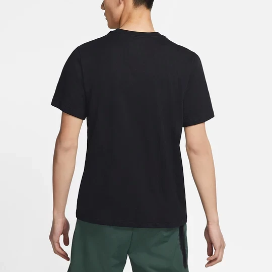 Футболка Nike NSW Swoosh T-Shirt Sports Training Workout DC5095-010 в Челябинске  в Челябинске 