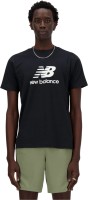 Футболка New Balance Stacked Logo MT41502BK в Челябинске в Челябинске
