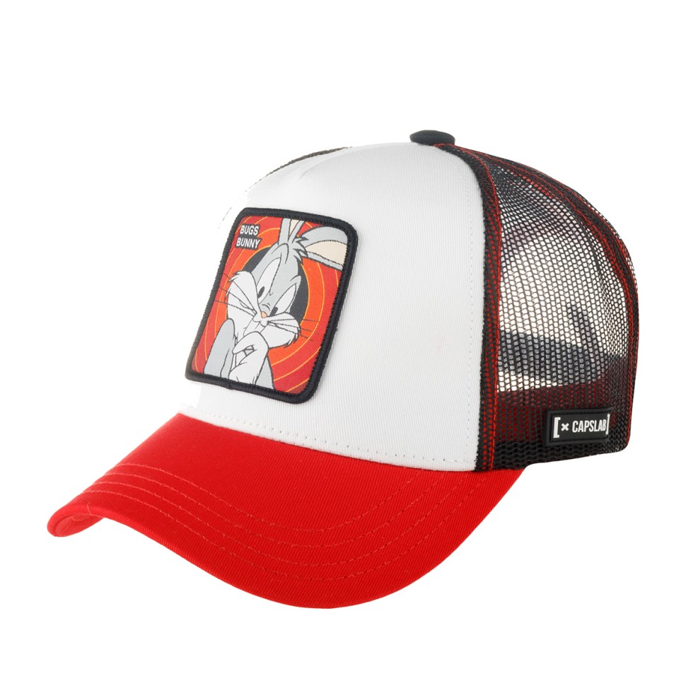 Бейсболка CAPSLAB Looney Tunes Bugs Bunny CL/LOO8/1/CT/BUG1 (крас-бел) 88-492-74-00 в Челябинске в Челябинске