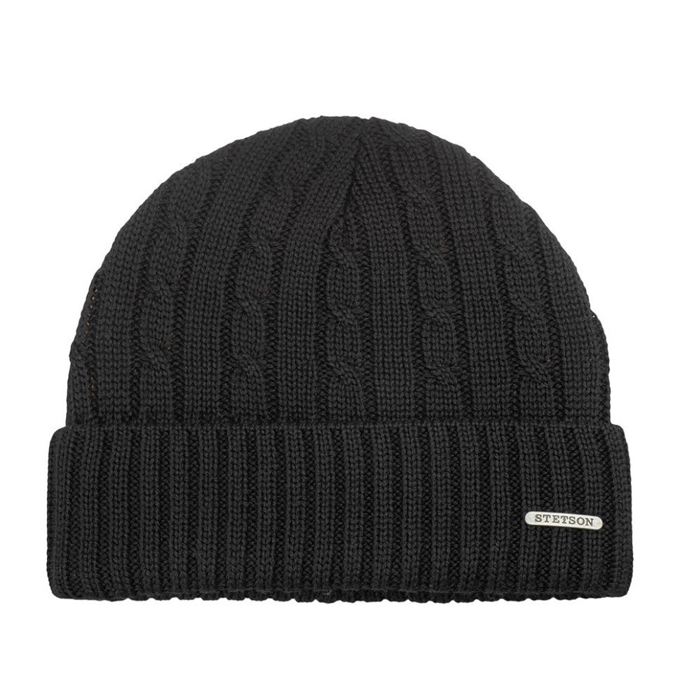 Шапка STETSON 8699352 GEORGIA (черный) 02-144-09-00 в Челябинске  в Челябинске 