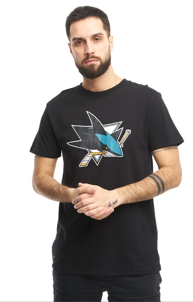Футболка ATRIBUTIKA&CLUB San Jose Sharks, черн. 30980 в Челябинске  в Челябинске 