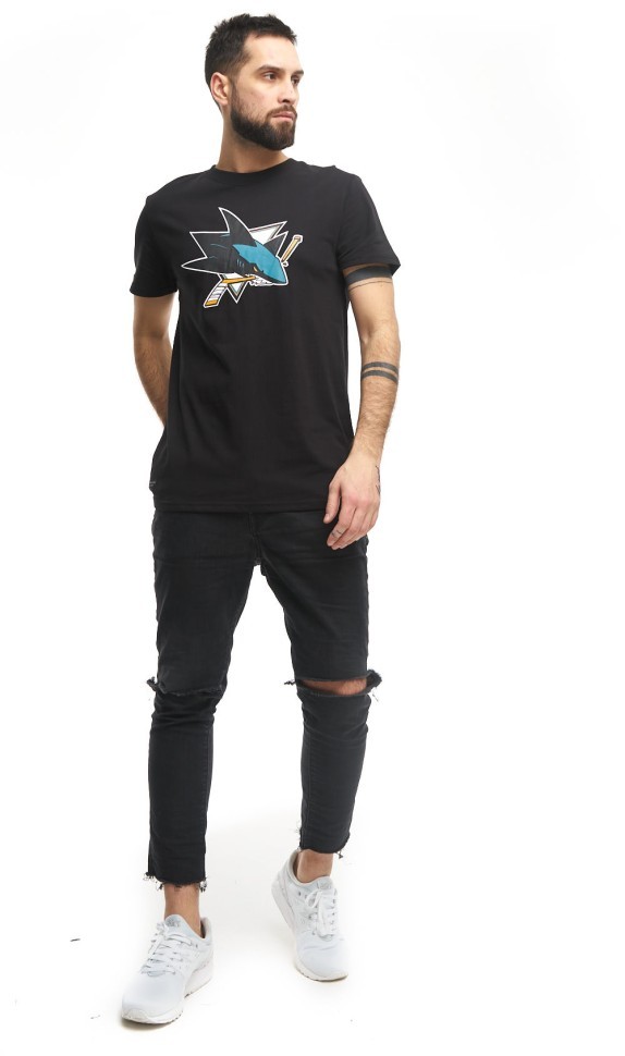 Футболка ATRIBUTIKA&CLUB San Jose Sharks, черн. 30980 в Челябинске  в Челябинске 