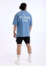 Футболка BoxRaw Sparring Club BXRW-SPCLT Blue в Челябинске  в Челябинске 
