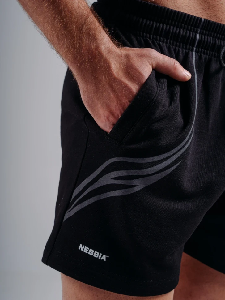 Шорты Nebbia Oversized Training Shorts PRIMAL 876 Black в Челябинске  в Челябинске 