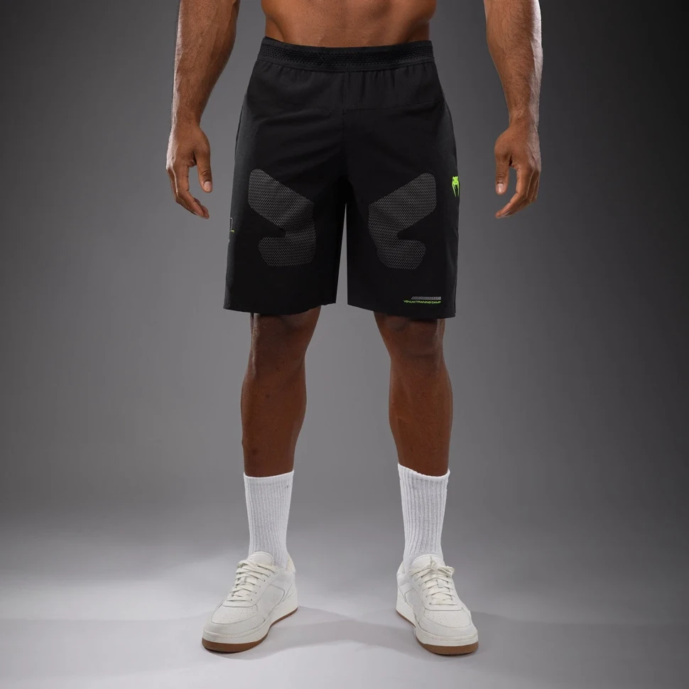Шорты Venum Training Camp 4.0 Training Short - Black/Neon Green Ven05486-103 в Челябинске  в Челябинске 
