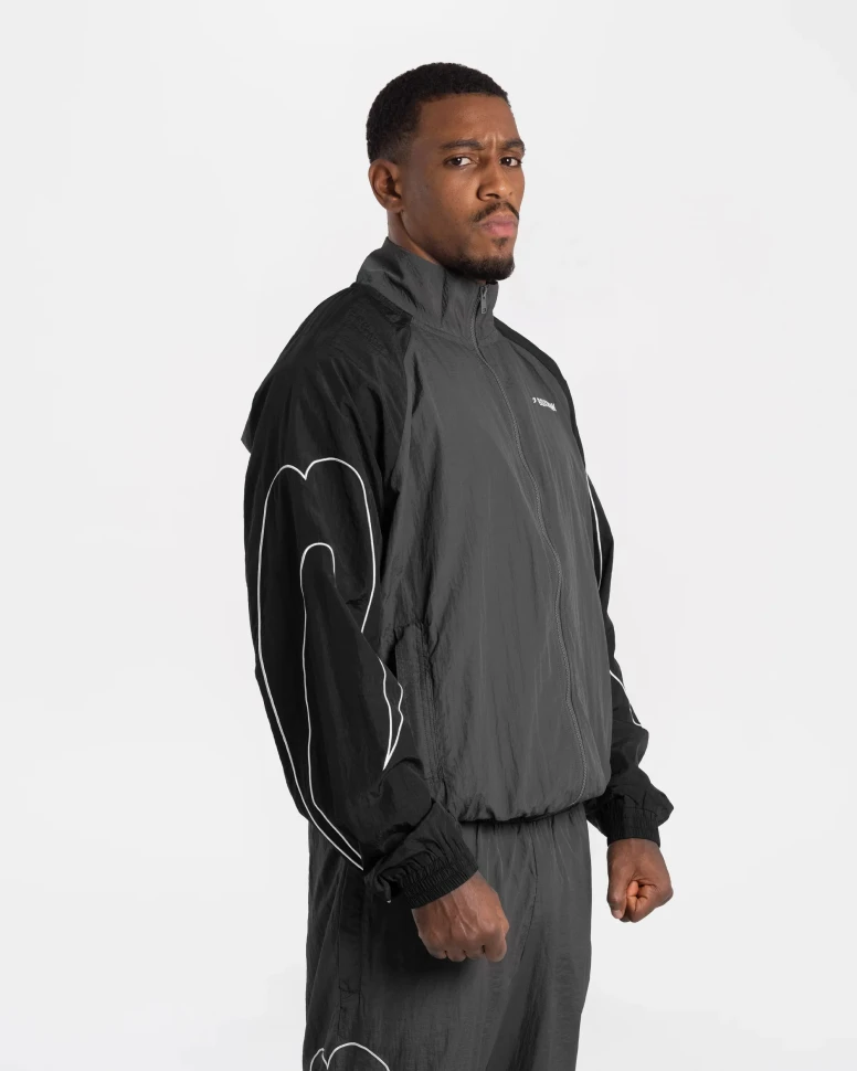 Ветровка BoxRaw Tunero Track BXRW-TTJK Grey-Black в Челябинске  в Челябинске 