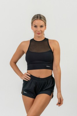 Топ Nebbia 437 activewear Padded sports bra black