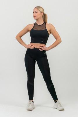Топ Nebbia 437 activewear Padded sports bra black
