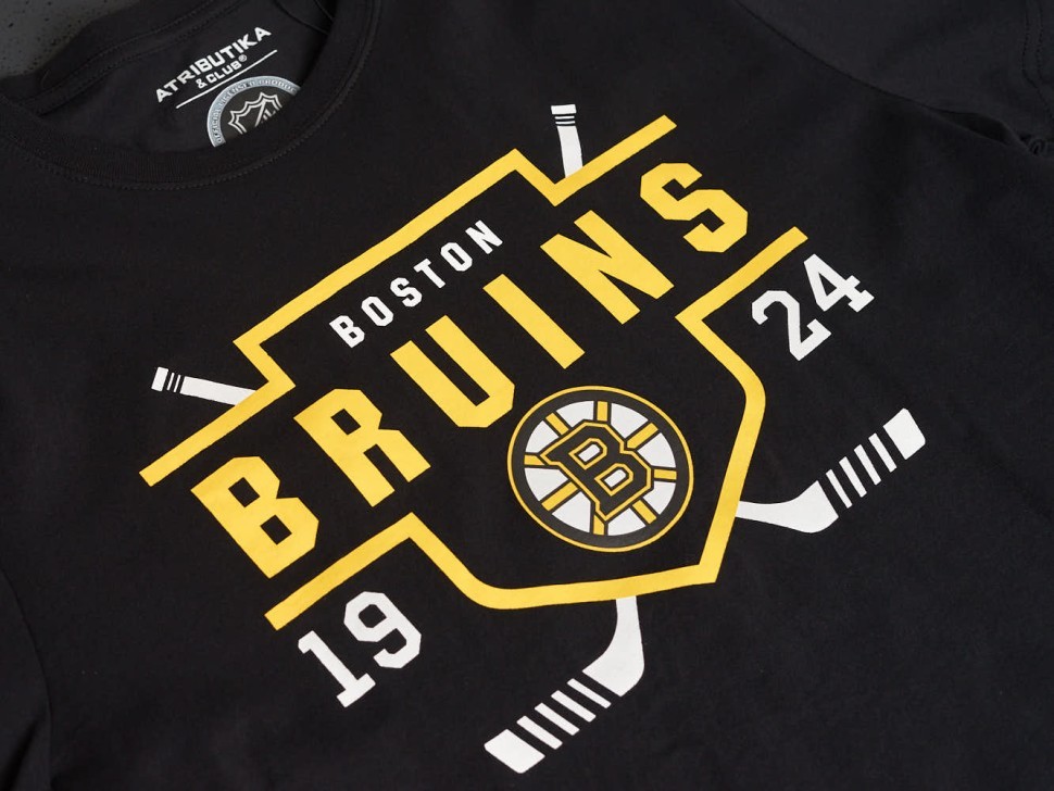 Футболка ATRIBUTIKA&CLUB Boston Bruins, черн. 32020 в Челябинске в Челябинске