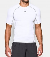 Футболка Under Armour компрессионная UA HG ARMOUR SS 1257468-100 в Челябинске  в Челябинске 