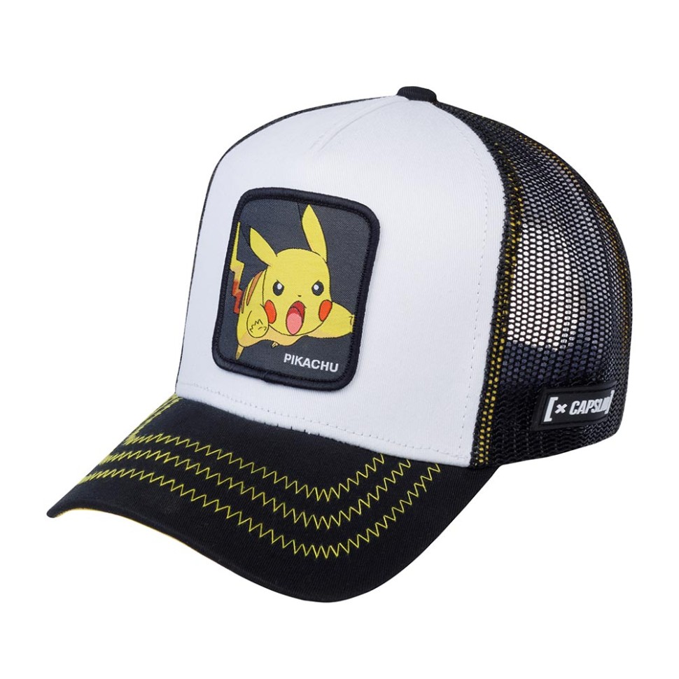 Бейсболка CAPSLAB Junior Pokemon Pikachu CL/PKM2/3/PIK5 (бел-чер) 88-226-48-00 в Челябинске в Челябинске