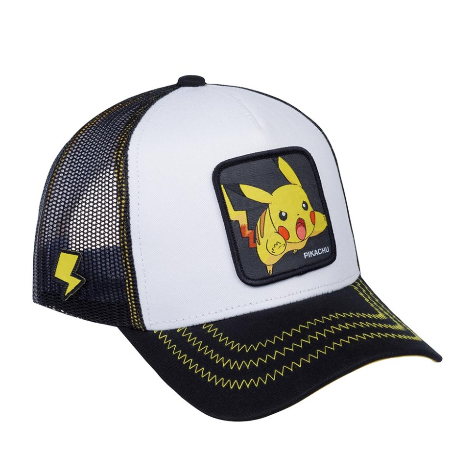 Бейсболка CAPSLAB Junior Pokemon Pikachu CL/PKM2/3/PIK5 (бел-чер) 88-226-48-00 в Челябинске в Челябинске