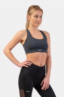 Топ NEBBIA Active Sports Bra with medium impact 413 Dark grey в Челябинске  в Челябинске 